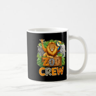 Caneca De Café Equipe do Zoológico Safari Vida Selvagem Zoológico