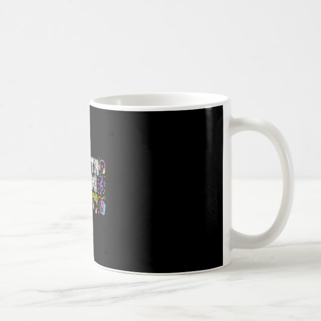 Caneca De Café Equipe dos Sonhos da 4ª Série Professor de Música  (Direita)