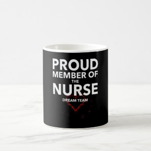 Caneca De Café Equipe dos Sonhos da Enfermeira Fofa