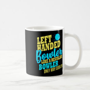 Caneca De Café Equipe Engraçada de Bowler à Esquerda