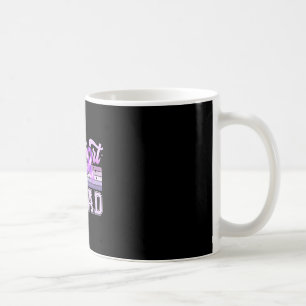 Caneca De Café Equipe laço roxo grupo de apoio esquadrão alzheime