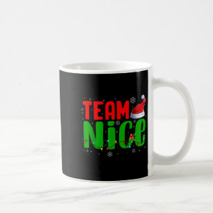 Caneca De Café Equipe Malvada Lindo Chapéu de Papai Noel Natal Di