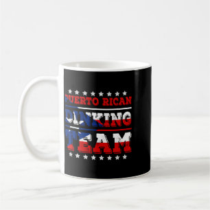 Caneca De Café Equipe Masculina de Dink Pickleball Porto-riquenha