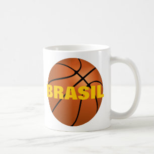 Caneca De Café Equipe Nacional de Basquete do Brasil