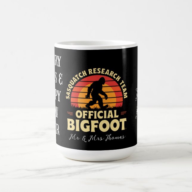 Caneca De Café Equipe Oficial de Investigação Sasquatch: Caçadore (Centro)