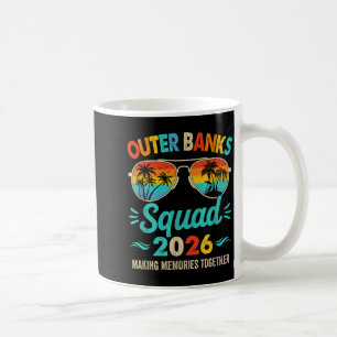 Caneca De Café Equipe Outer Banks 2026 Férias Amigos Família