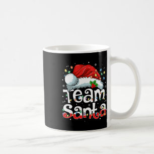 Caneca De Café Equipe Papai Noel da Família de Natal