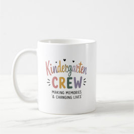 Caneca De Café Equipe Personalizada de Jardim de Infância Agradec