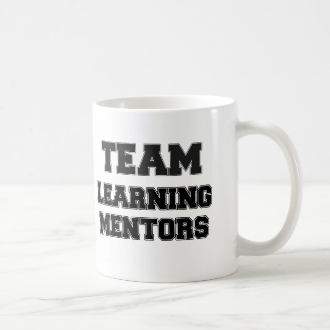 Caneca De Café Equipe que aprende mentores (Direita)