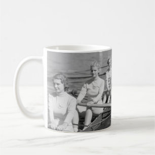Caneca De Café EQUIPE Vintage, sport, row, time, boat, retro, c