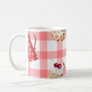 Caneca De Café Equipes de Aquarela: Cupcakes Sem Percepção
