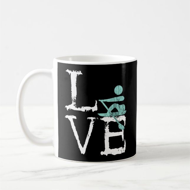 Caneca De Café Equipes De Remoção Com Amor De Potência Coxswains  (Esquerda)