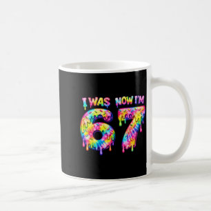 Caneca De Café Era 6 7 seis sete tingimento 67 meme festa de aniv