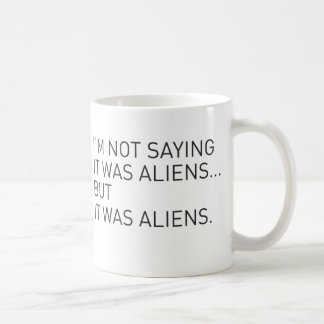 Caneca De Café Era aliens