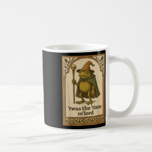 Caneca De Café Era O Tism Mlord Camisa Divertida de Sapo Autista 