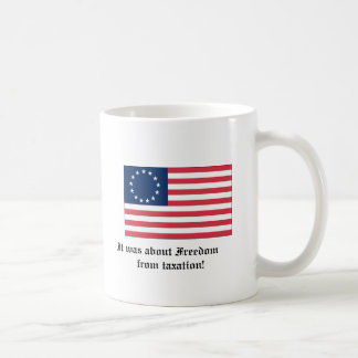 Caneca De Café Era sobre a Liberdade Fiscal