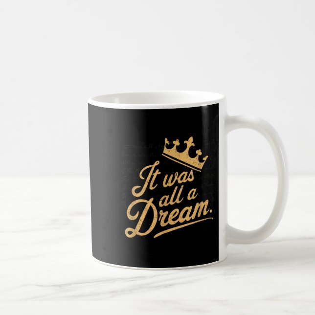 Caneca De Café Era um Dream Men Rap dos anos 90 (Direita)