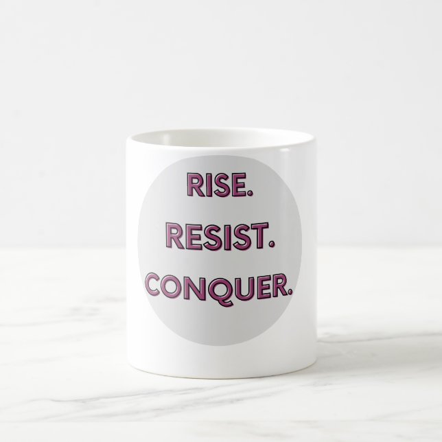 Caneca De Café Erga-se. Resista. Conquiste. (Centro)