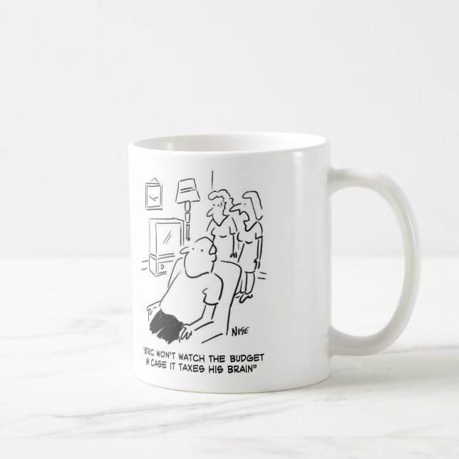 Caneca De Café Eric não verá o orçamento na TV (Direita)