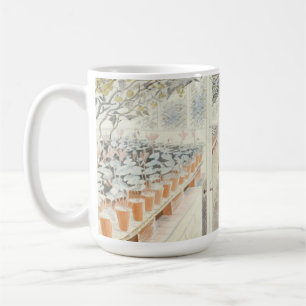 Caneca De Café Eric Ravilious Greenhouse, Ciclames E Tomates