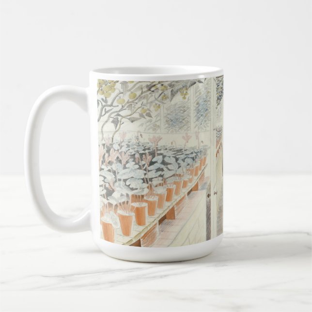 Caneca De Café Eric Ravilius Greenhouse Cyclamen E Tomates (Esquerda)