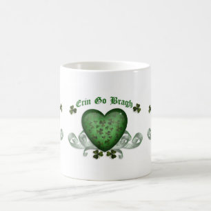 Caneca De Café Erin go bragh Irish Heart