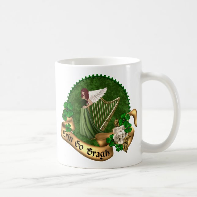 Caneca De Café Erin vai irlandês de Bragh (Direita)