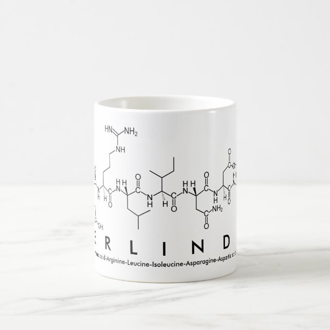 Caneca De Café Erlinda peptide nome mug (Centro)
