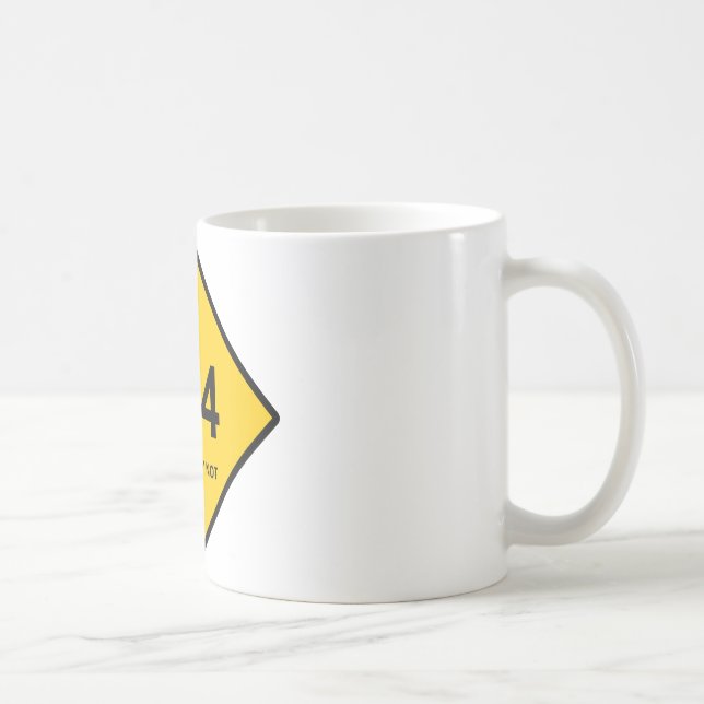 Caneca De Café Erro 404: Democracia Não Encontrada (Direita)