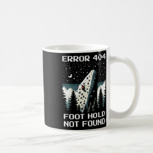 Caneca De Café Erro 404 – Design de Pixel de Subida de Apoio Ause