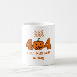 Caneca De Café Erro 404 Figurume Não Encontrado Dia de as Bruxas