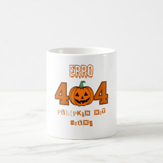 Caneca De Café Erro 404 Figurume Não Encontrado Dia de as Bruxas