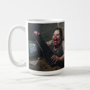 Caneca De Café Erro de Raiva: Falha do Sistema - Delírio Ctrl Alt