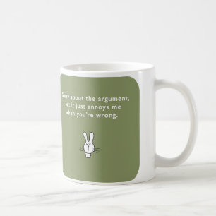 Caneca De Café Erro do argumento do coelho dos badass MJ1560 voc