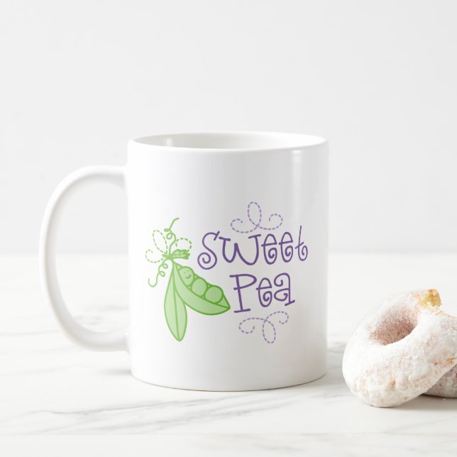 Caneca De Café Ervilha doce (Com Donut)