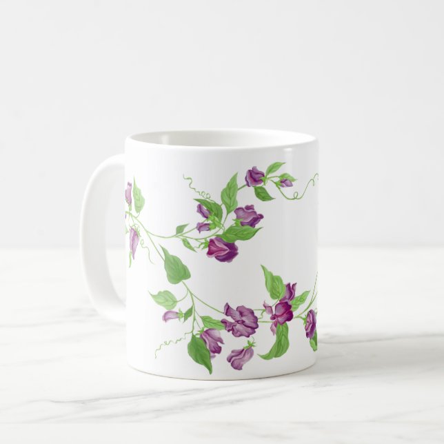 Caneca De Café Ervilhas De Café Mug-Sweet (Frente Esquerda)
