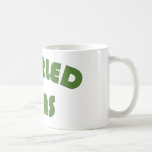 Caneca De Café Ervilhas giradas