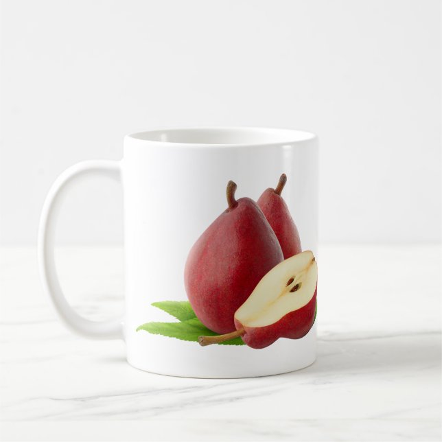 Caneca De Café Ervilhas vermelhas (Esquerda)