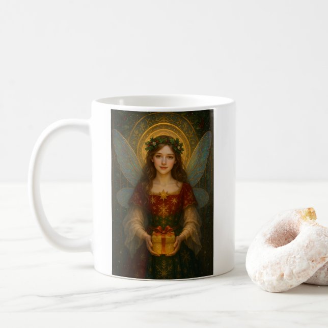 Caneca De Café ES001_Enchanting Fairy - Christmas Edition #1 (Com Donut)