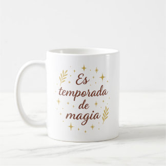 Caneca De Café Es Temporada de Magia ✨ | Festive Christmas 