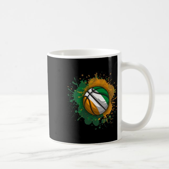 Caneca De Café Esboço Com Bandeira Da Costa Do Marfim  (Direita)