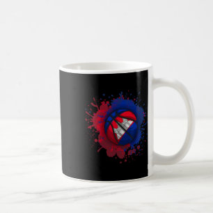 Caneca De Café Esboço Com Bandeira do Camboja