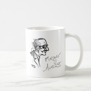 Caneca De Café Esboço de Forrest J Ackerman Schirmeister