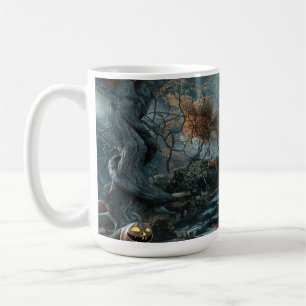 Caneca De Café escada preta azul