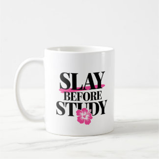 Caneca De Café Escadaria antes do estudo Rosa Sassy e Garota Negr