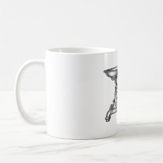 Caneca De Café Escala de Cozinha Vitoriana Gravação Panificação A