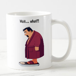 Caneca De Café Escala de Peso Cartoon Personalizável 