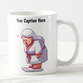 Caneca De Café Escala de Peso Cartoon Personalizável 