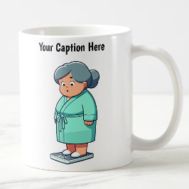 Caneca De Café Escala de Peso de Cartoon Personalizável