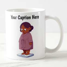 Caneca De Café Escala de Peso de Cartoon Personalizável